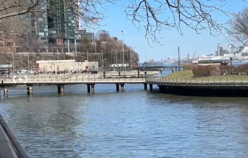 A man's body was recovered from the Hudson River on Sunday in Hoboken, and his death is being investigated as a homicide.