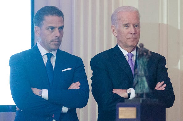 Hunter and Joe Biden