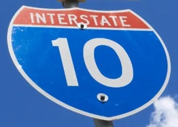 Garbage truck gone, I-10 on-ramp reopens
