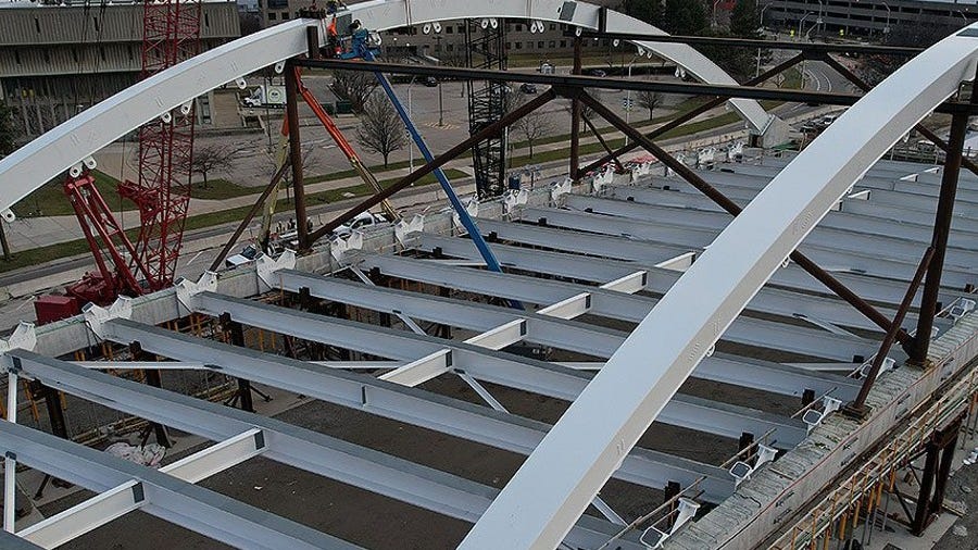 I-94 in Detroit will be closed for a week starting Friday as crews replace nearly 70-year-old bridge with innovative structure