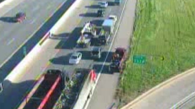 Driver loses tire, hits median, rolls over and is ejected on I-94 in Macomb County: police