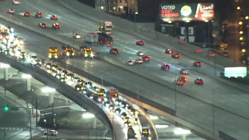 I-95 closed after car crash
