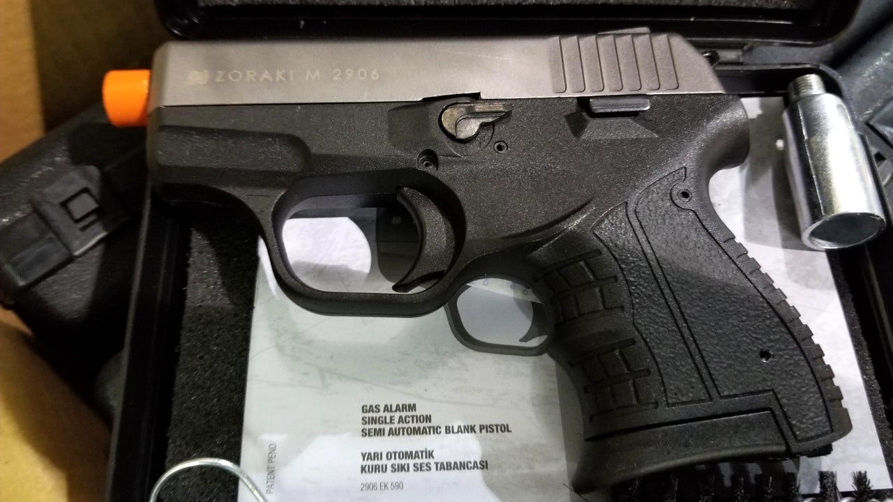 240 blank pistols seized at D.C. airport on their way to Bucks County