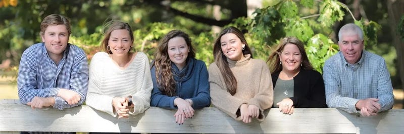 Keith Babcock and his family