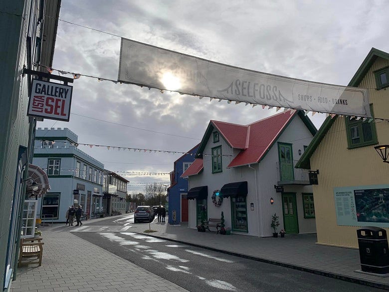 Downtown Selfoss, Iceland 