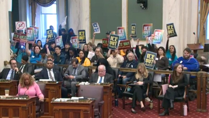 ICE OUT of Philly legislation introduction on Jan. 29, 2026