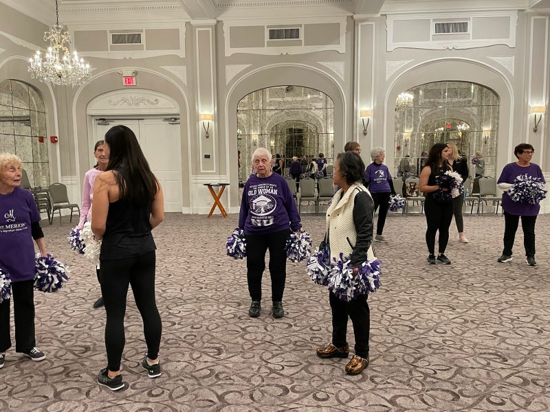 Northwestern cheerleaders