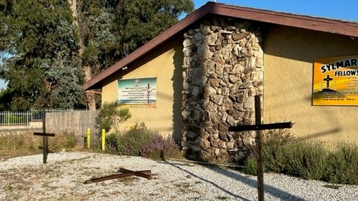 Crosses burned outside Sylmar church in possible hate crime