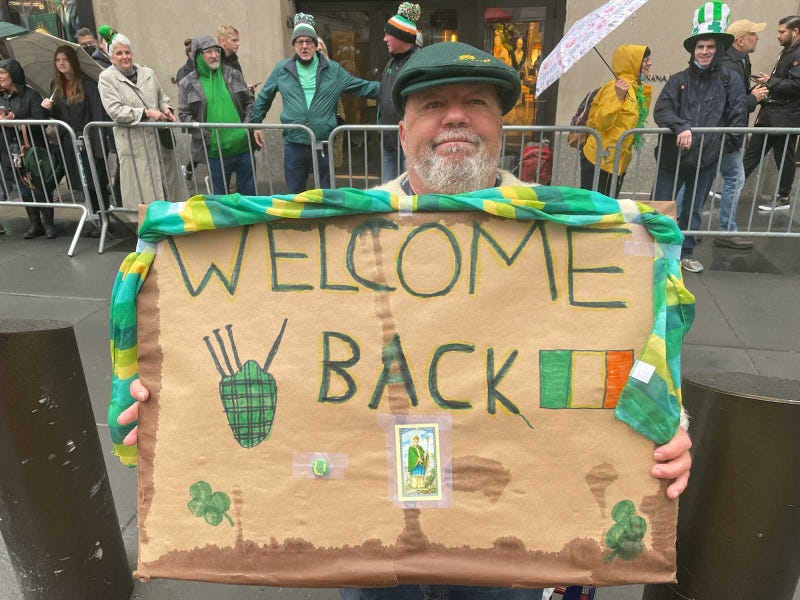 St. Patrick's Day Parade reveler