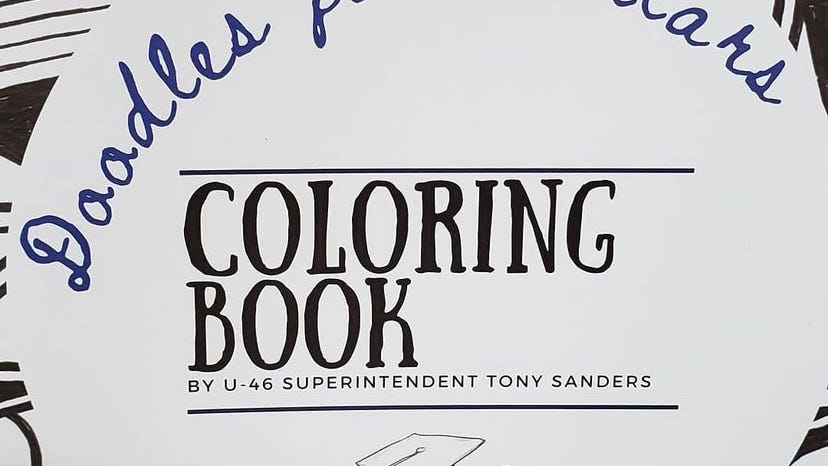 'Doodles for Dollars': Superintendent sells coloring book to raise money for college scholarships