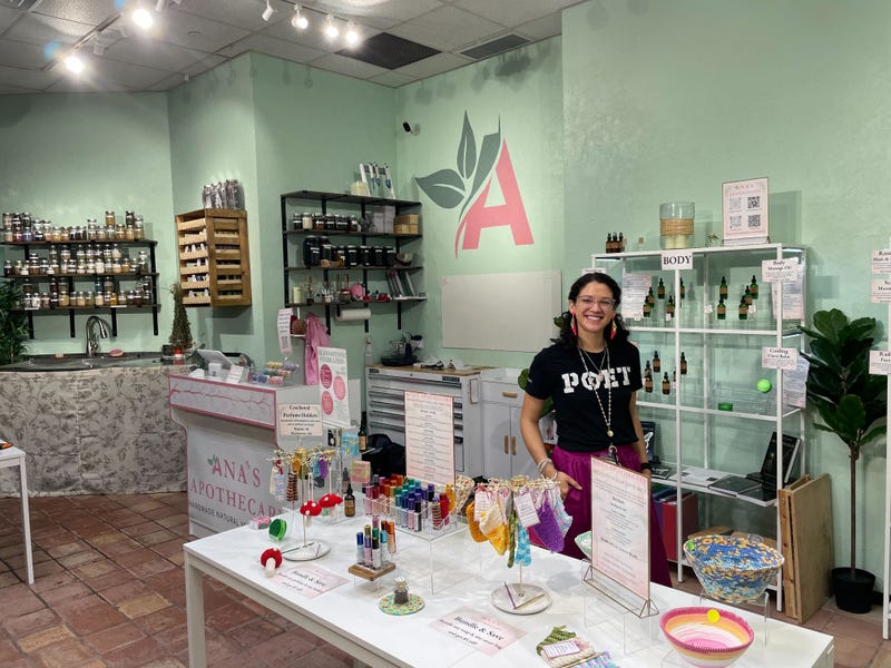 Ana Castillo Jimenez owns Anna's Apothecary, which just opened recently in the Skyway downtown. She says there's already an increase in visits from Target workers on Tuesday.