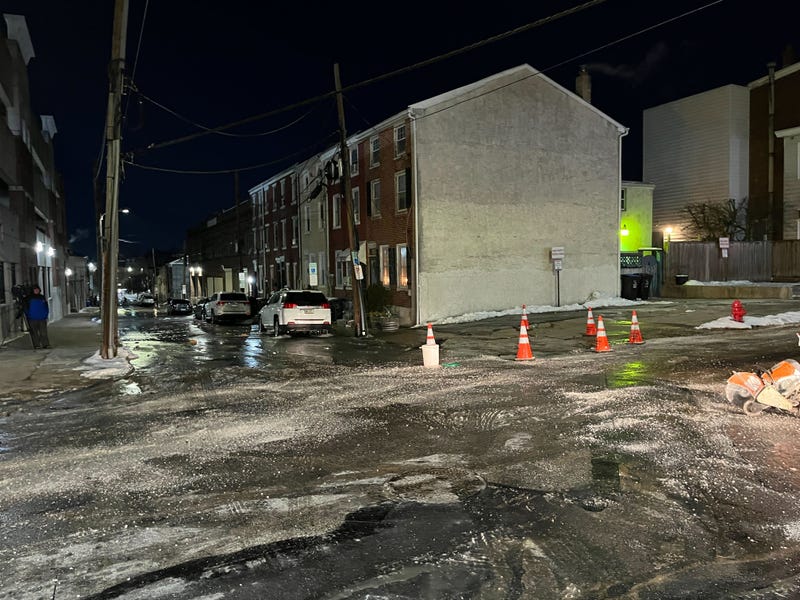 water main break in Norristown