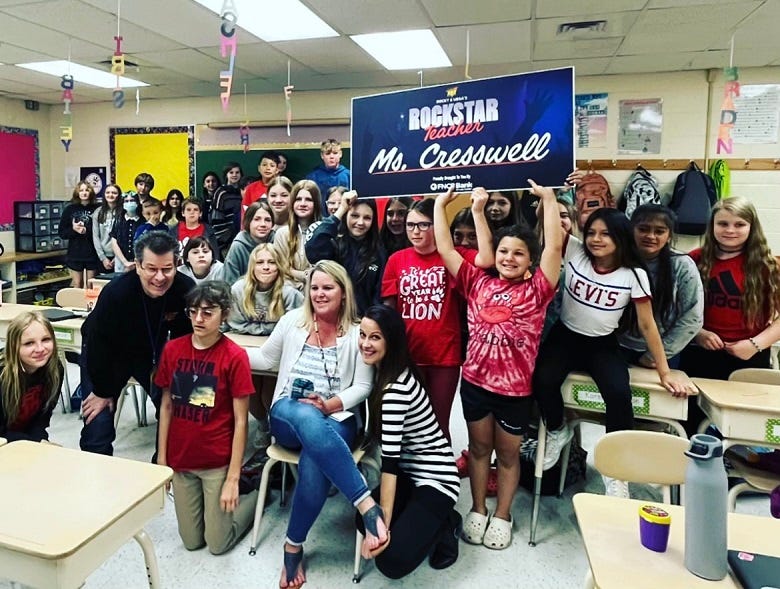 Ms. Cresswell's 6th grade class