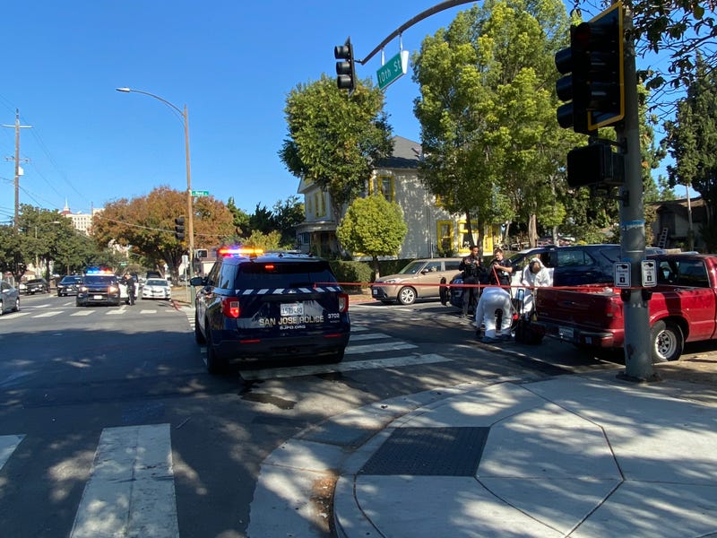 The crash happened at an intersection just blocks from campus.
