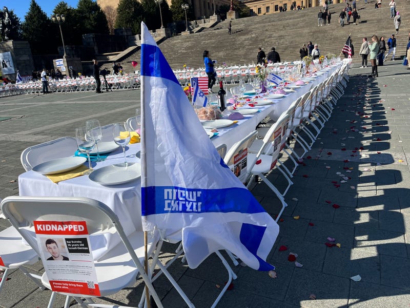Shabbat Table at art museum