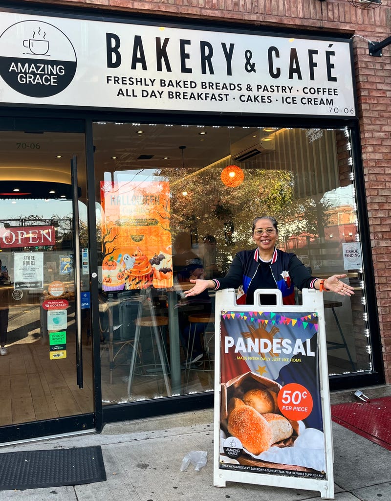 Jeanette Bocobo is seen outside Amazing Grace