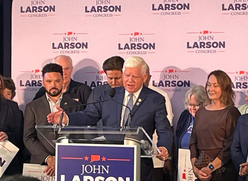 Rep. John Larson (D-CT1) launches his 2026 congressional campaign in East Hartford, 9/12/25