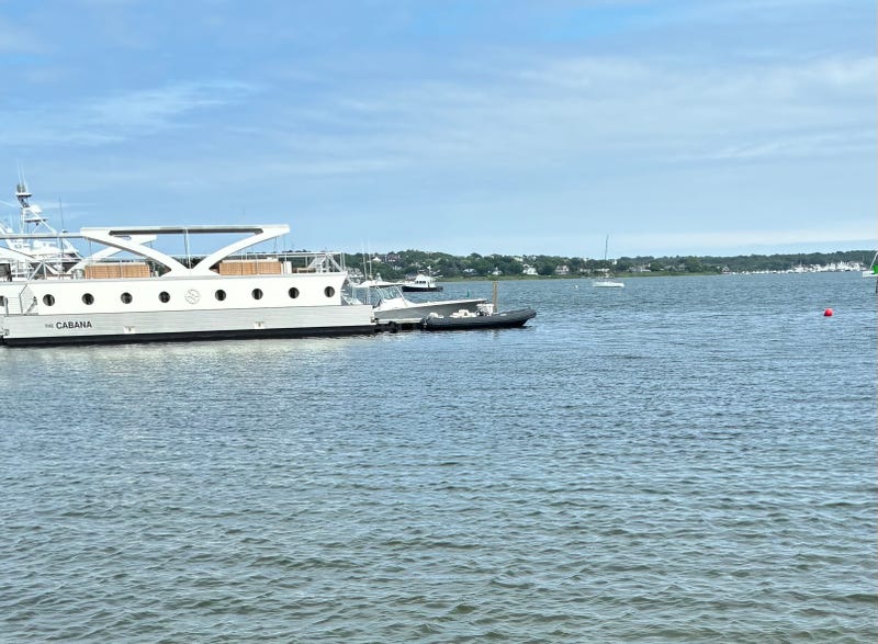 A general view of the waters off Star Island Road in Montauk