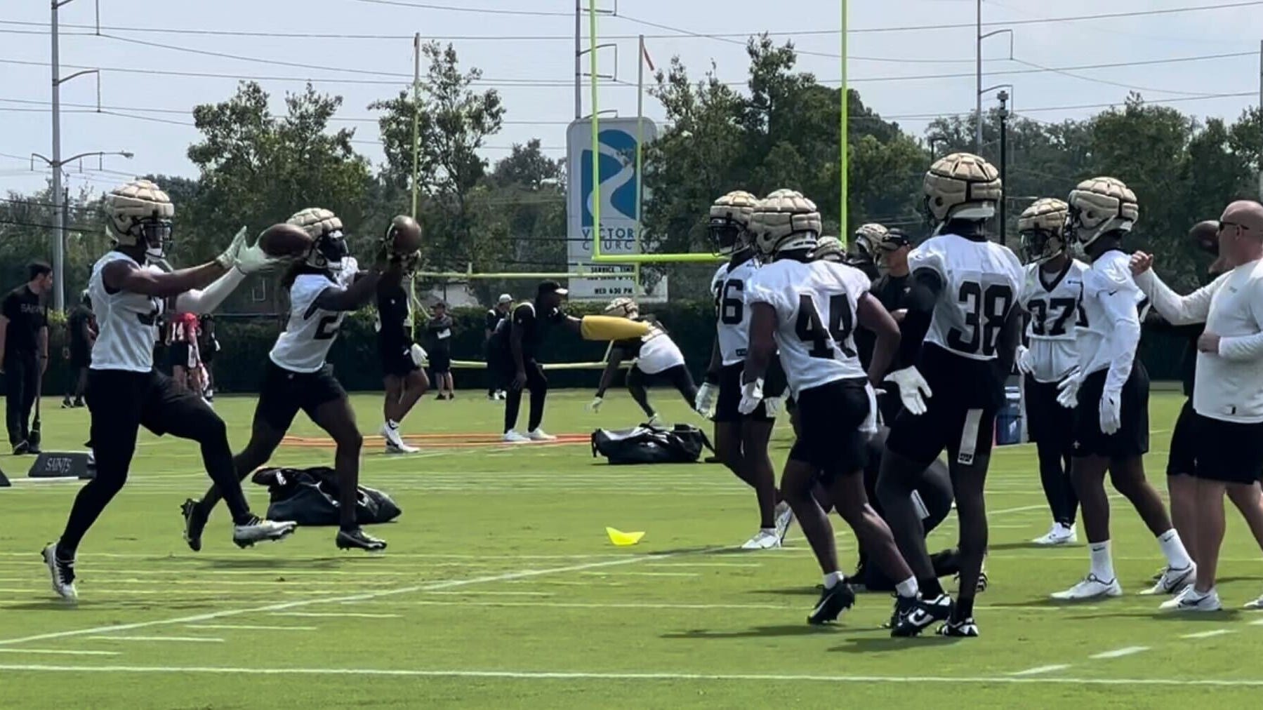 Observations from Saints' second set of OTAs: Confident Shaheed, 15 absent