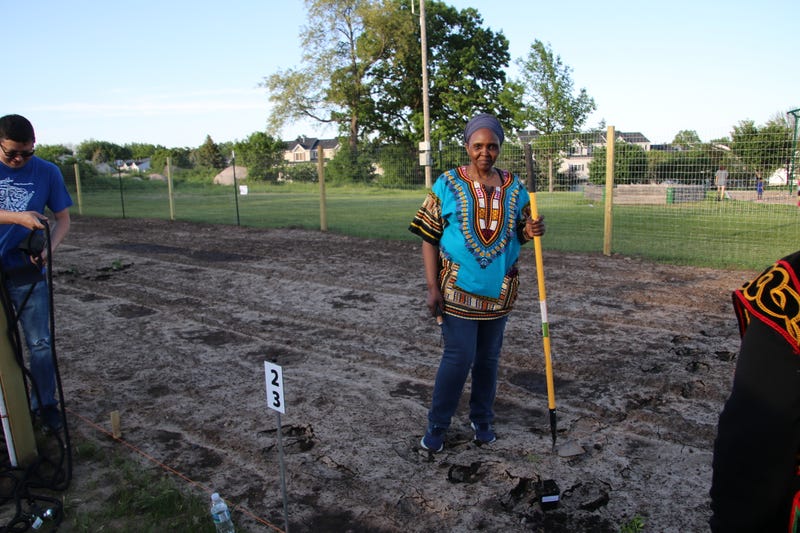 Residents create 40-plot community garden to grow culturally relevant foods they grew up eating