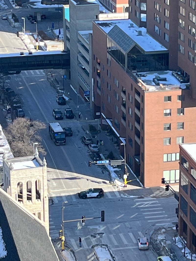 The Bolero Flats in Minneapolis where the suspected shooting occurred.