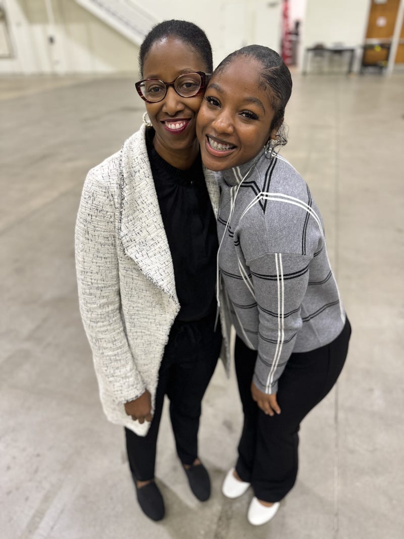 Jowanda Hairston and Savannah Phillips