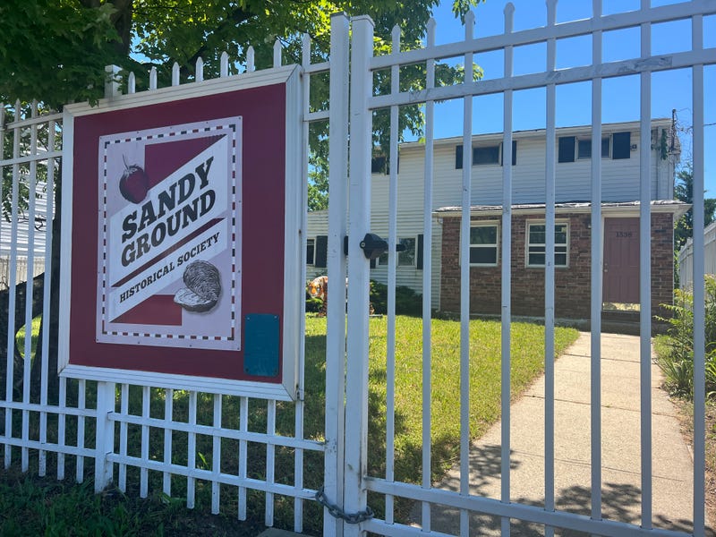 Exterior of the Sandy Ground Historical Society exhibit
