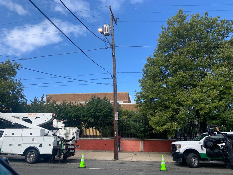 The city started installing new LED streetlights on Aug. 8, 2023, as part of a two-year project.