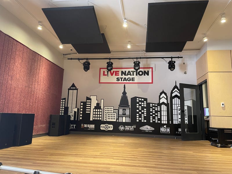 Inside Rec Philly in the Fashion District.