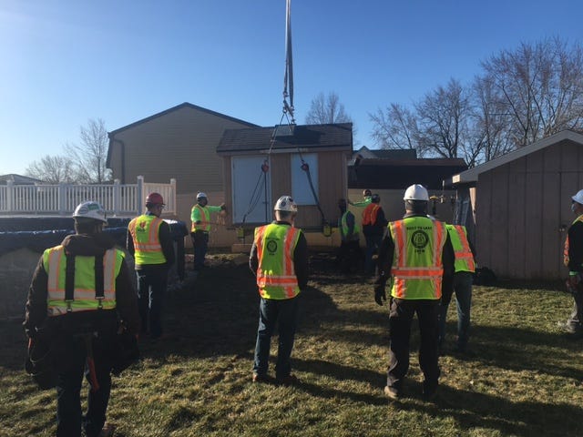 Local carpenters build fort for 10-year-old Mokena boy after he gets permits, draws up plans