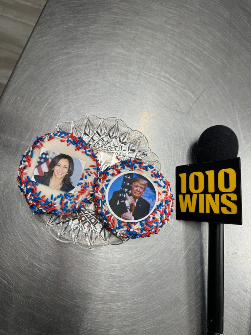 Moretti Bakery has already sold over 2,000 presidential candidate donuts, and expects to sell at least another 1,000 on Tuesday.