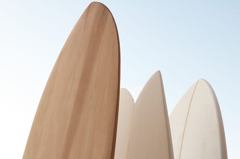 Fresh surfboards at Sea.Hear.Now