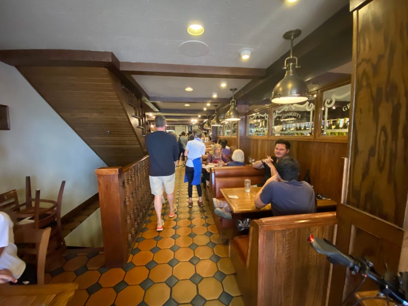 Interior of Greenblatt's Deli.