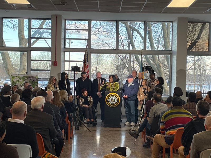 Mayor Cherelle Parker unveils the Riverview Wellness Village