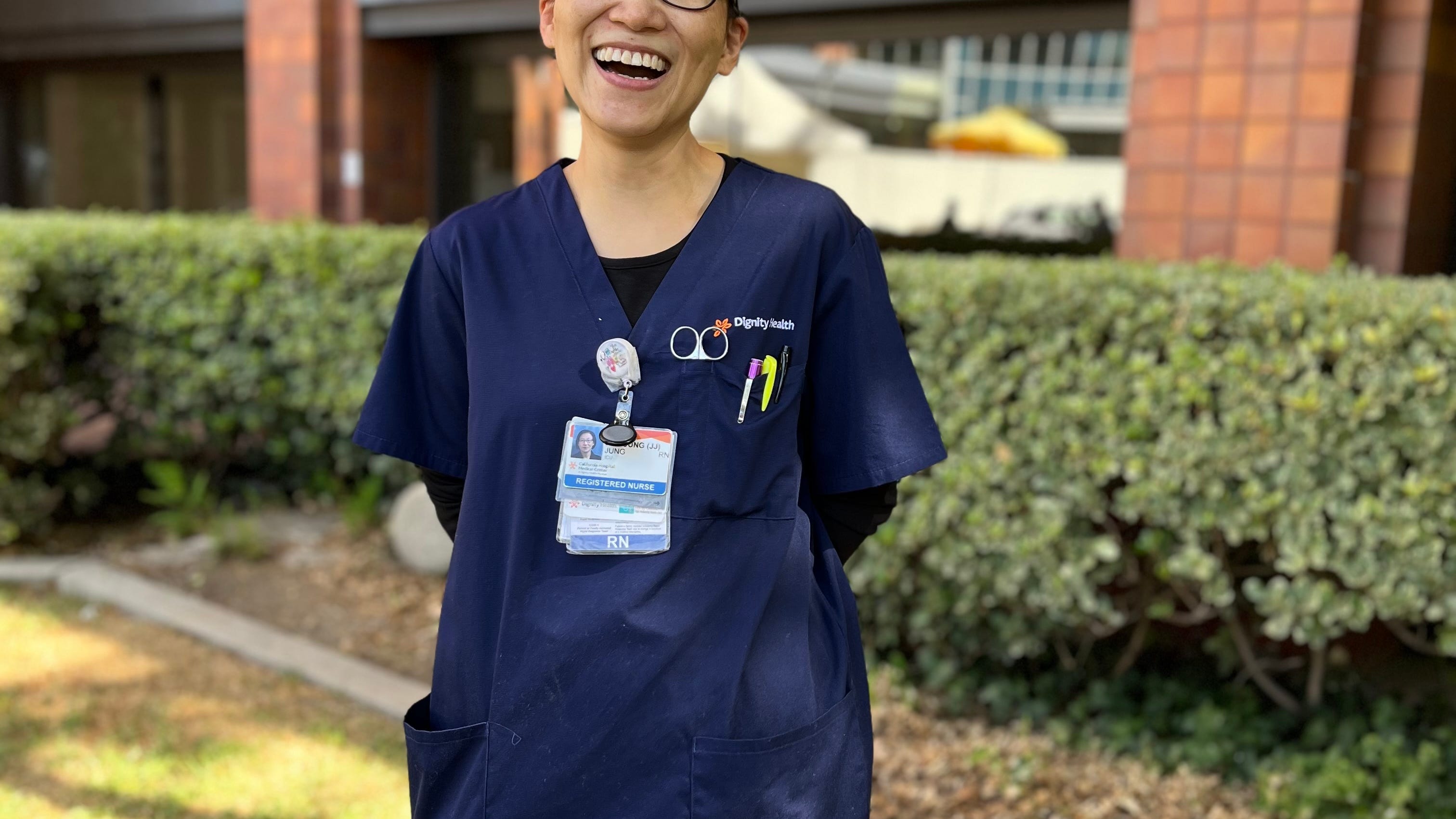 Our KNX Hero is nursing some of the most critical patients at CHMC back to health