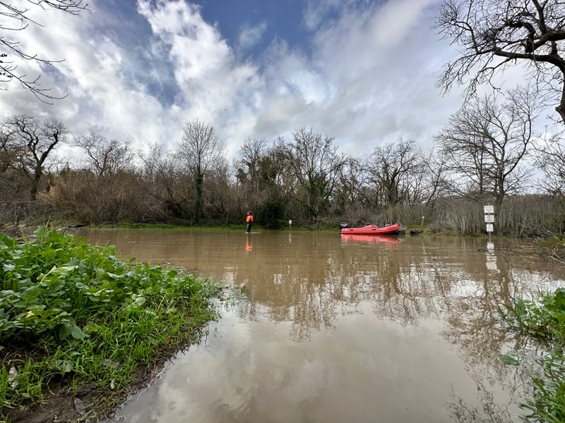 The outlook isn't too concerning for flooding on the river right now, according to Chuck Franceschi, an engineer with the Sonoma County Fire District.