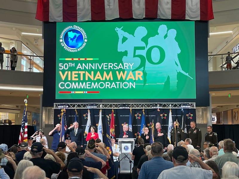 State leaders commemorate the 50th anniversary of the Vietnam War.