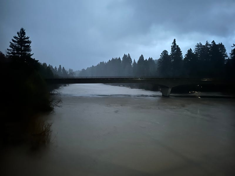 Impact of storms in Sonoma County.