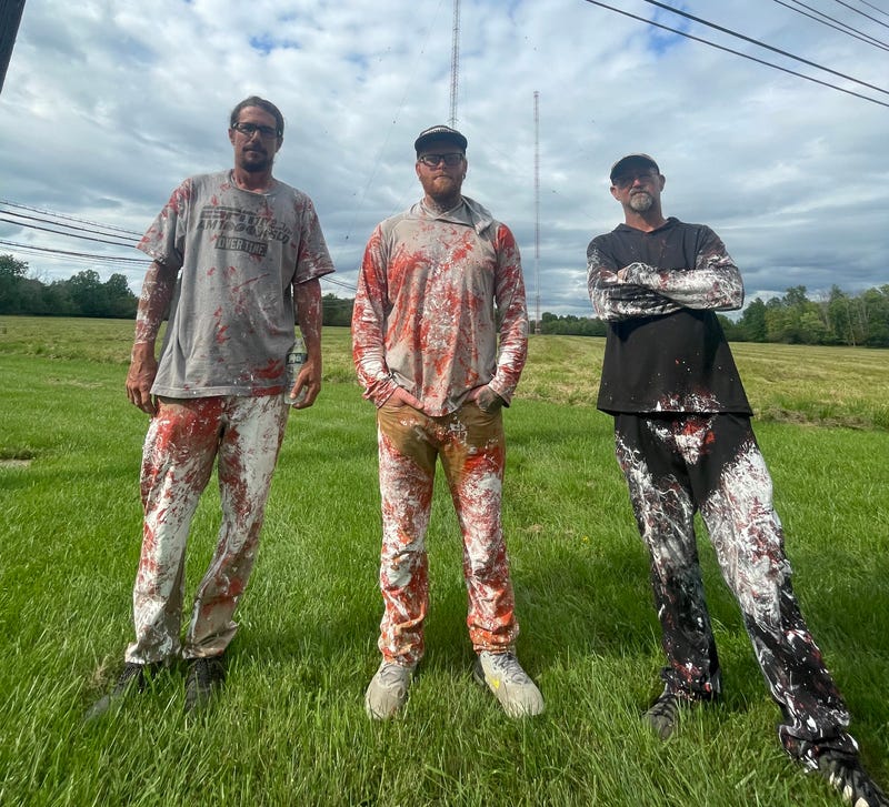 Painters of the WBEN tower in Grand Island
