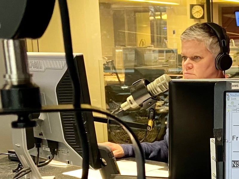 Megan Lynch in Studio B at KMOX