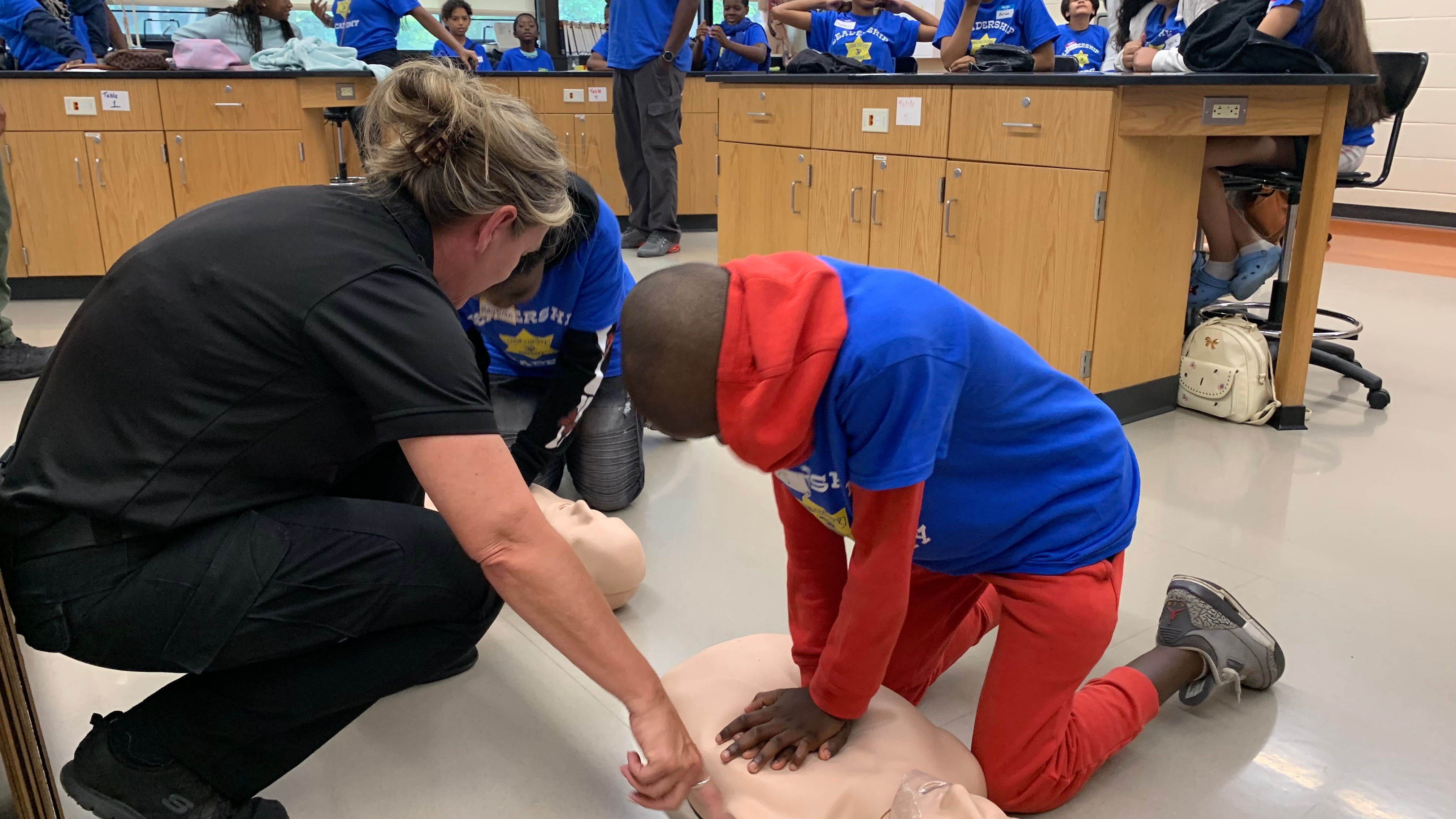 Young students learn CPR through Cook County Sheriff's summer program
