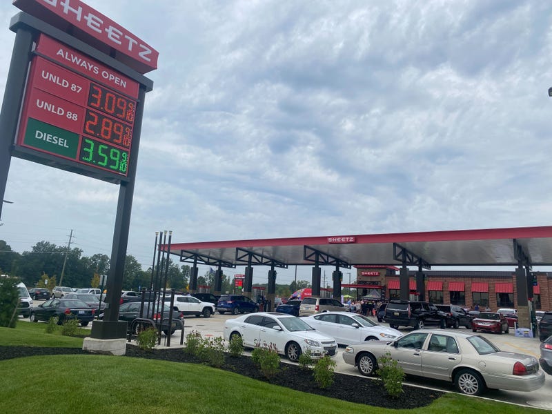 Sheetz gas station in Romulus