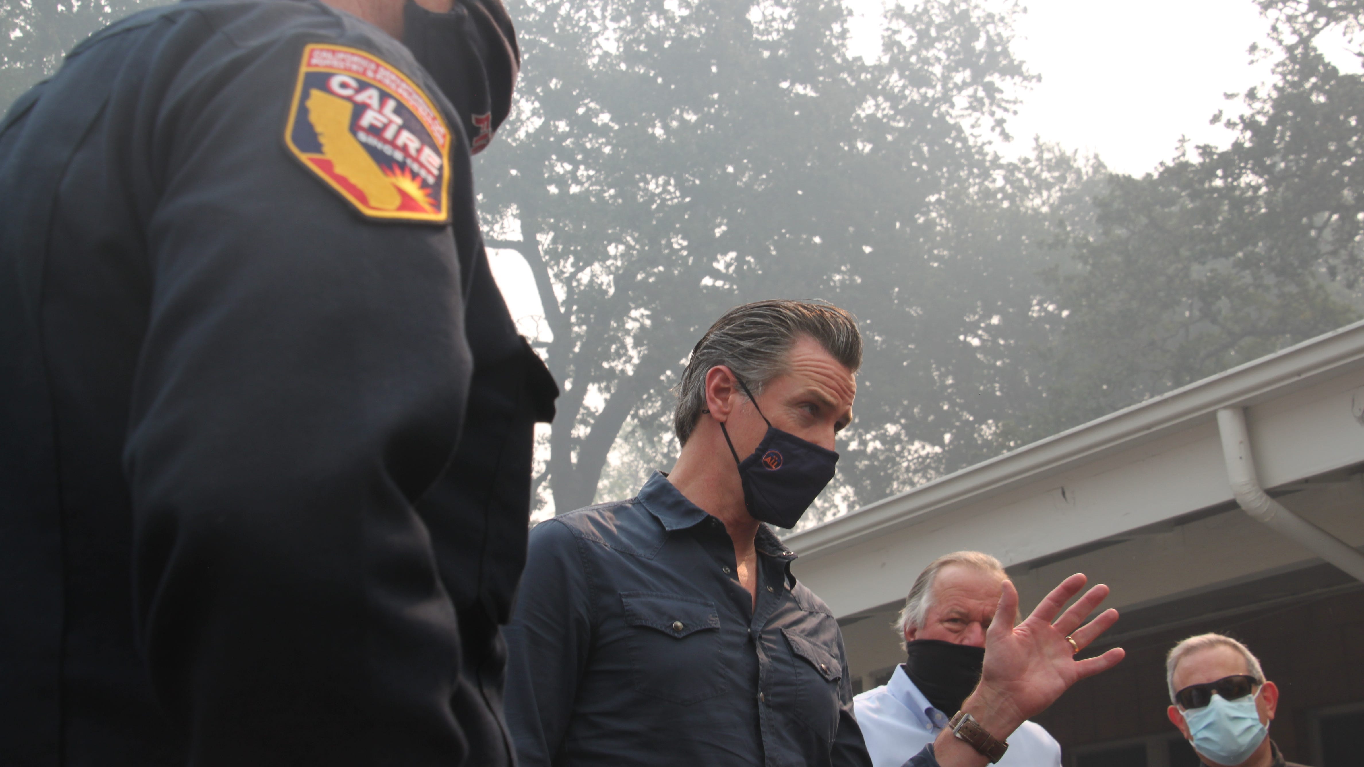 WATCH: Gov. Newsom tours damage of communities hardest hit by Glass Fire