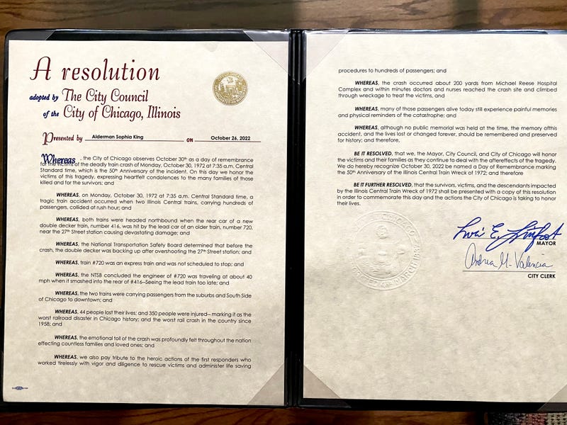 Illinois Central day of remembrance proclamation