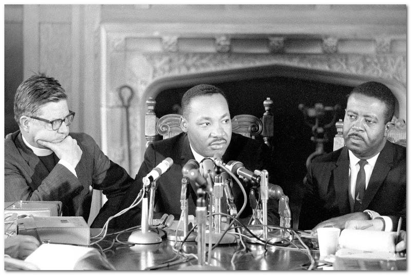 On March 28, 1965, Dr. Martin Luther King Jr. came to Grace Cathedral in San Francisco and delivered a sermon that woke up “Grace Cathedral’s social conscious.”