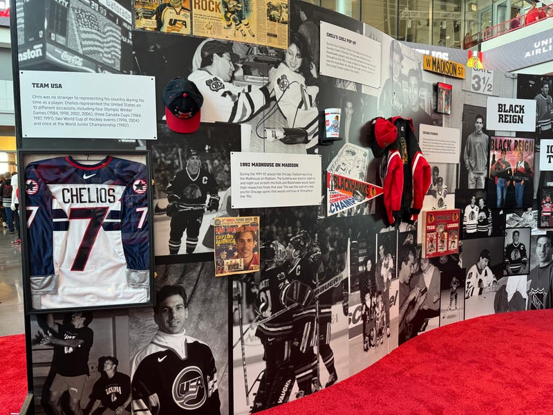 Chelios exhibit at United Center
