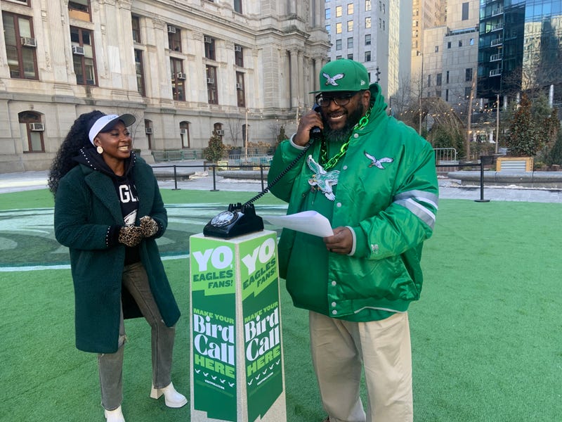 Leave a ‘Bird Call’ for the Eagles at one of these 5 locations around Philly