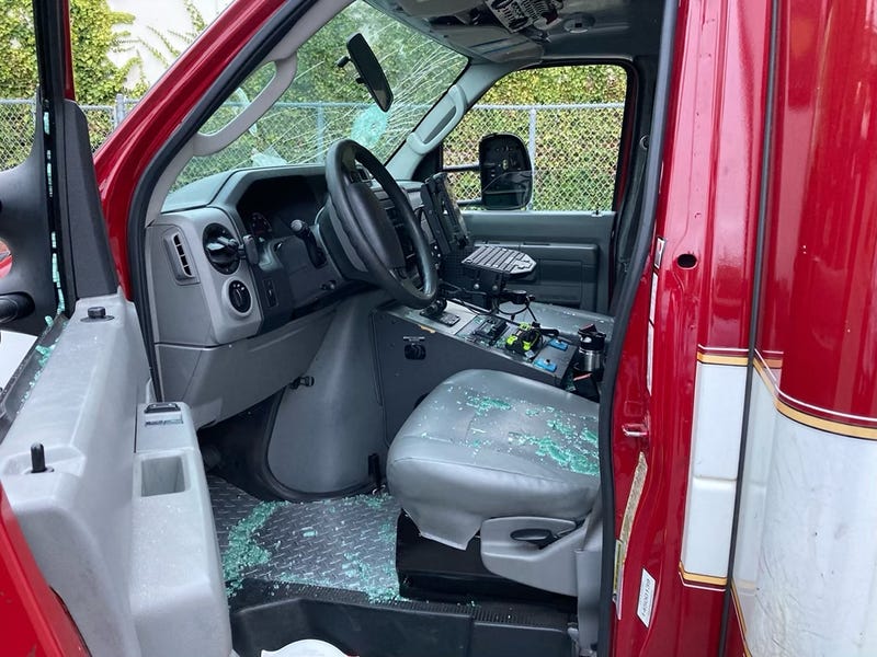 Two San Francisco paramedics were left rattled Monday morning after a person stole their ambulance and attempted to run the pair over.
