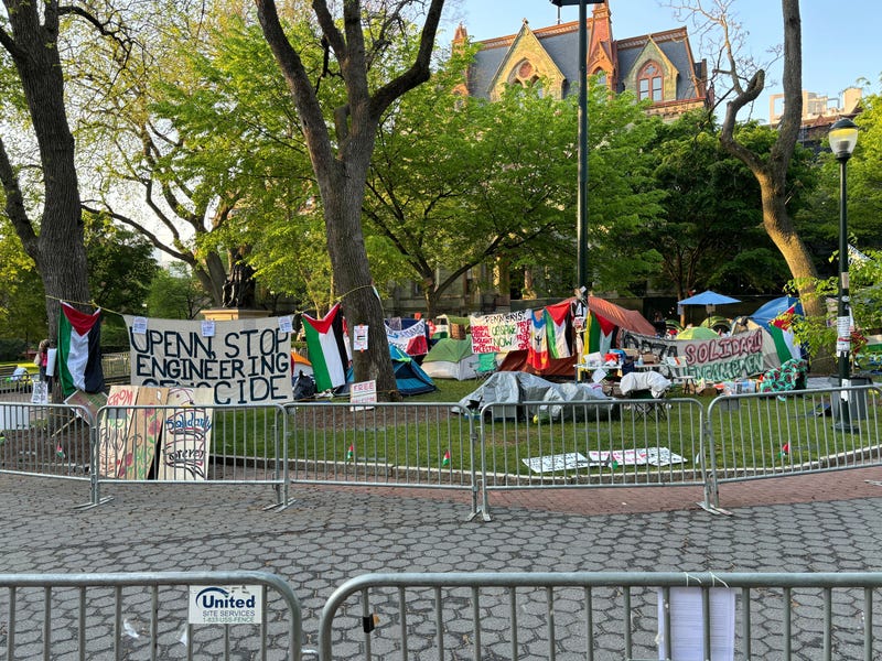 Penn encampment protest 