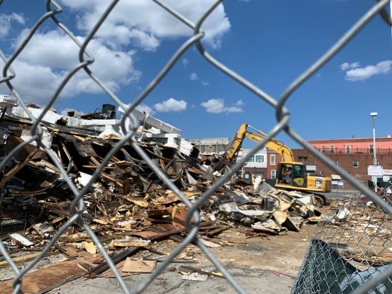 The Melrose Diner in South Philadelphia is being demolished to make way for a mixed-use apartment building with a diner on the first floor.